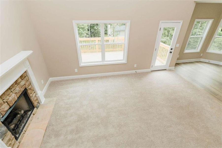 Spacious, unfurnished interior of a new home in , Douglasville (Image 74). Spacious, unfurnished interior of a new home in , Douglasville (Image 74).