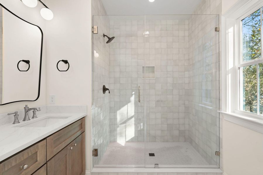 Furnished interior view inside a new home in , Charleston (Image 8).