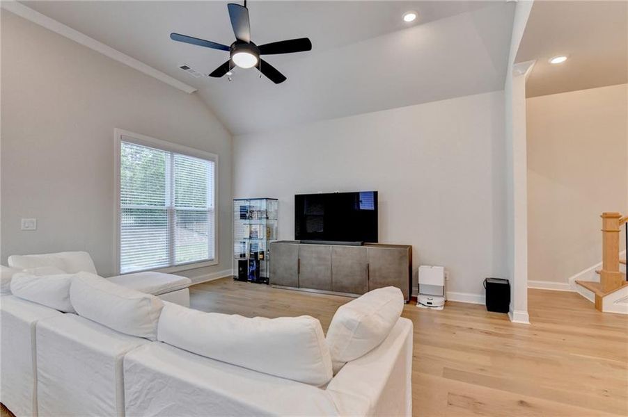 Furnished interior view inside a new home in Ellington Townhomes, Suwanee (Image 37).
