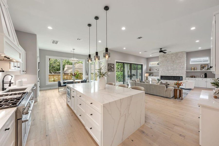 Furnished interior view inside a new home in , Houston (Image 29).