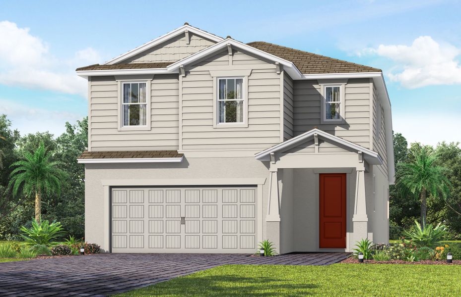 Representative exterior photo of a completed home built from the Seaport by Pulte Homes in SeaFlower, Bradenton, FL (Image 21).