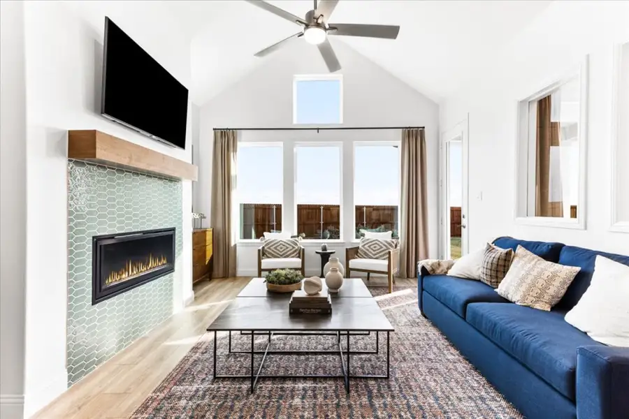 Furnished interior view inside a new home in Clearview Ranch, Royse City (Image 3).