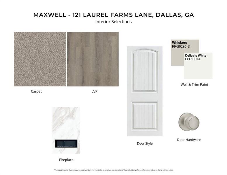 Sample of building materials used in homes in Laurel Farms, Dallas (Image 5).