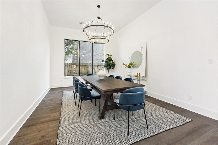 Furnished interior view inside a new home in , Houston (Image 11).
