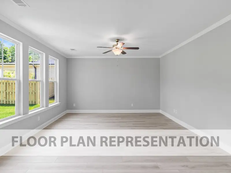 Spacious, unfurnished interior of a new home in Forrest Bluff, North Augusta (Image 11).