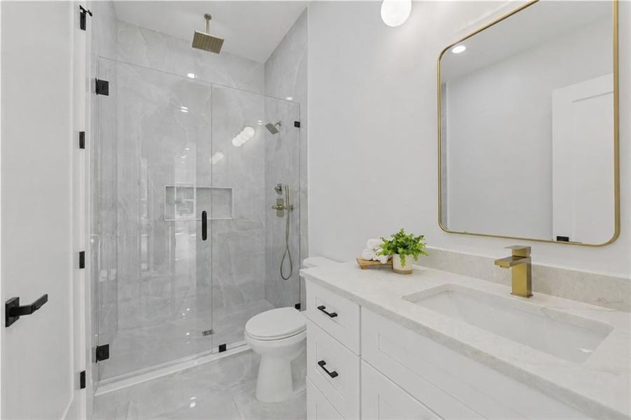 Furnished interior view inside a new home in , Grayson (Image 30).