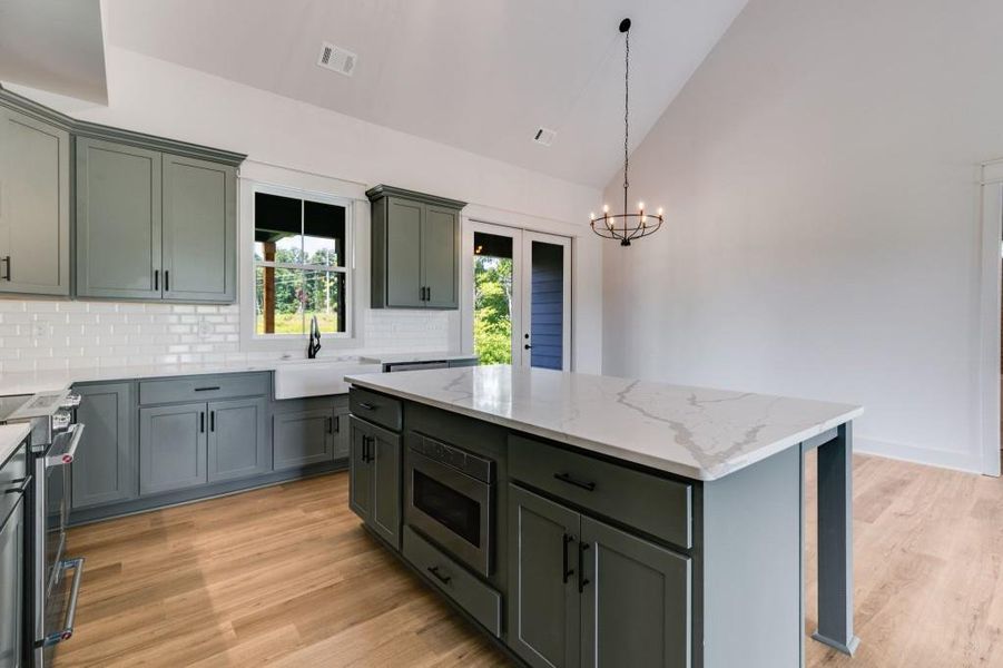 Furnished interior view inside a new home in , Dallas (Image 6).