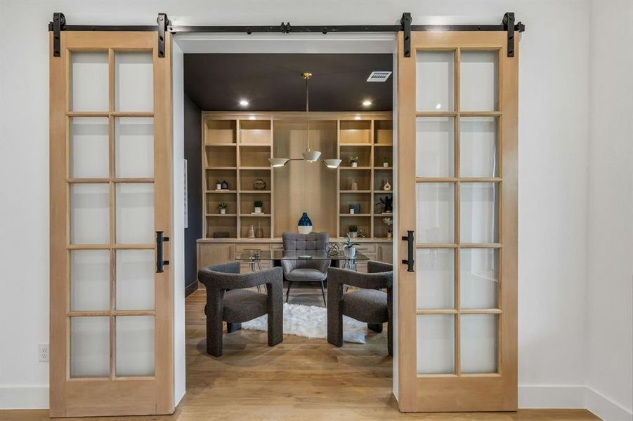 Furnished interior view inside a new home in , Dallas (Image 31).