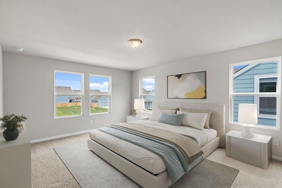 Primary Bedroom - Virtually Staged Primary Bedroom - Virtually Staged