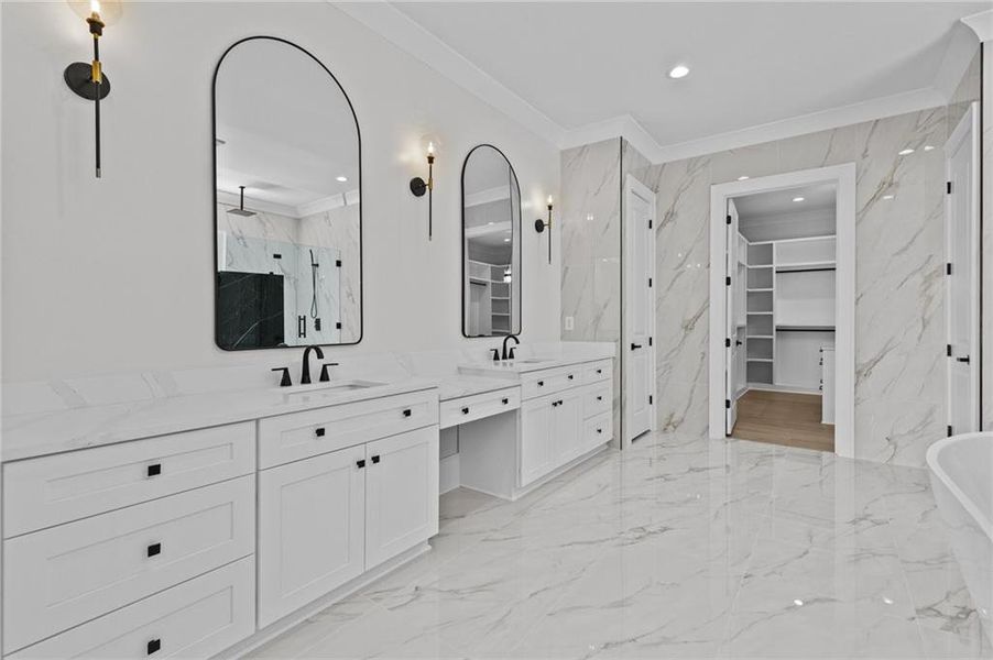 Furnished interior view inside a new home in , Dacula (Image 17).