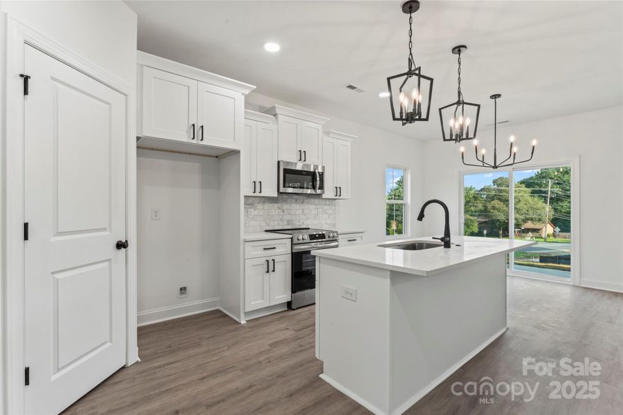 Furnished interior view inside a new home in , Harrisburg (Image 9).