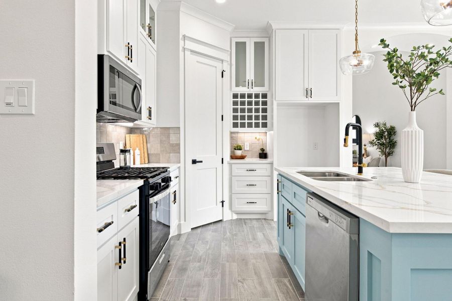 Furnished interior view inside a new home in , Houston (Image 14).
