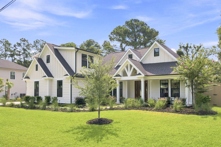 Front exterior of a new home in , Mount Pleasant, SC, highlighting curb appeal (Image 25).