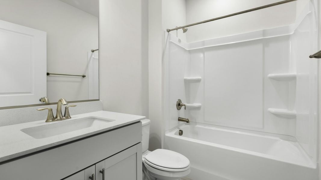 Furnished interior view inside a new home in Lybrook Village, Advance (Image 4).