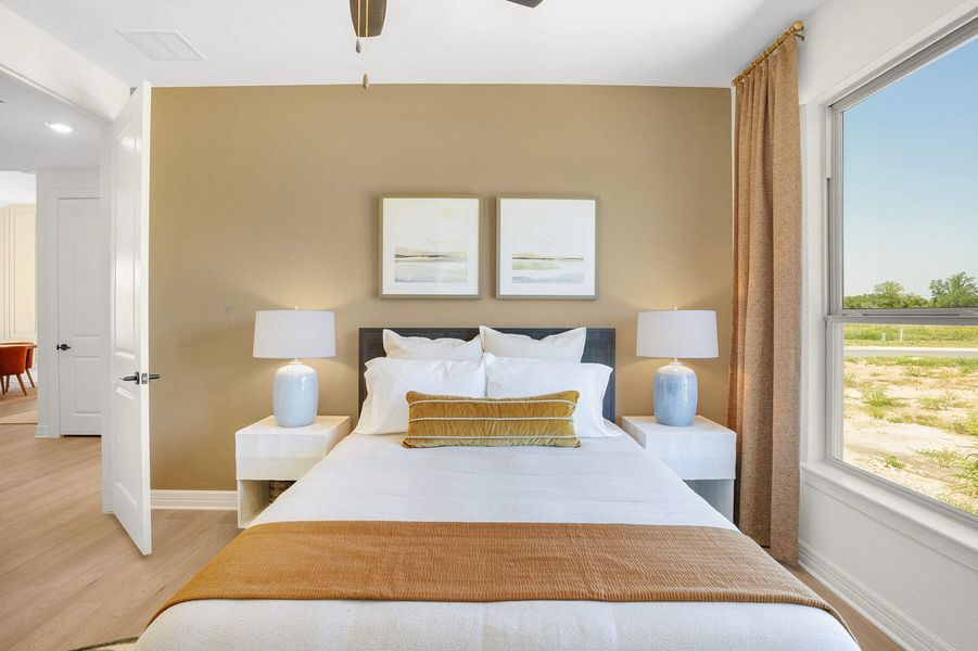 Furnished interior view inside a new home in Nolte Farms, Seguin (Image 36).