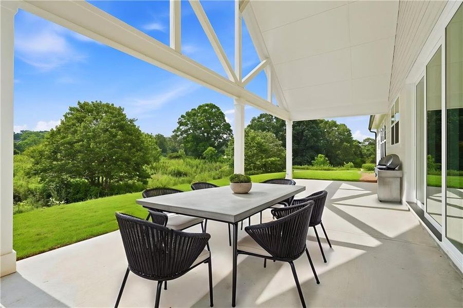 Exterior details and patio area of a home in , Demorest (Image 24). Exterior details and patio area of a home in , Demorest (Image 24).