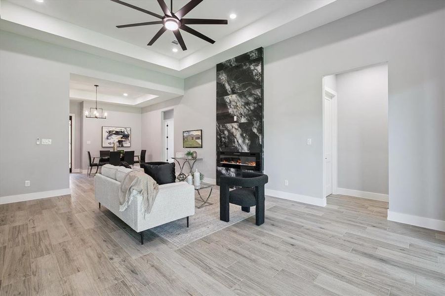 Furnished interior view inside a new home in , Arlington (Image 16).