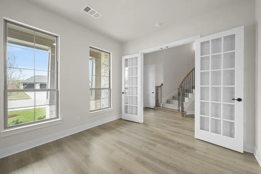 Spacious, unfurnished interior of a new home in Hayes Crossing, Midlothian (Image 18). Spacious, unfurnished interior of a new home in Hayes Crossing, Midlothian (Image 18).