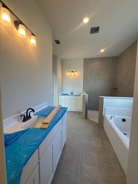 In-progress construction of a new home in Terra Escalante, Blue Ridge, TX (Image 13).