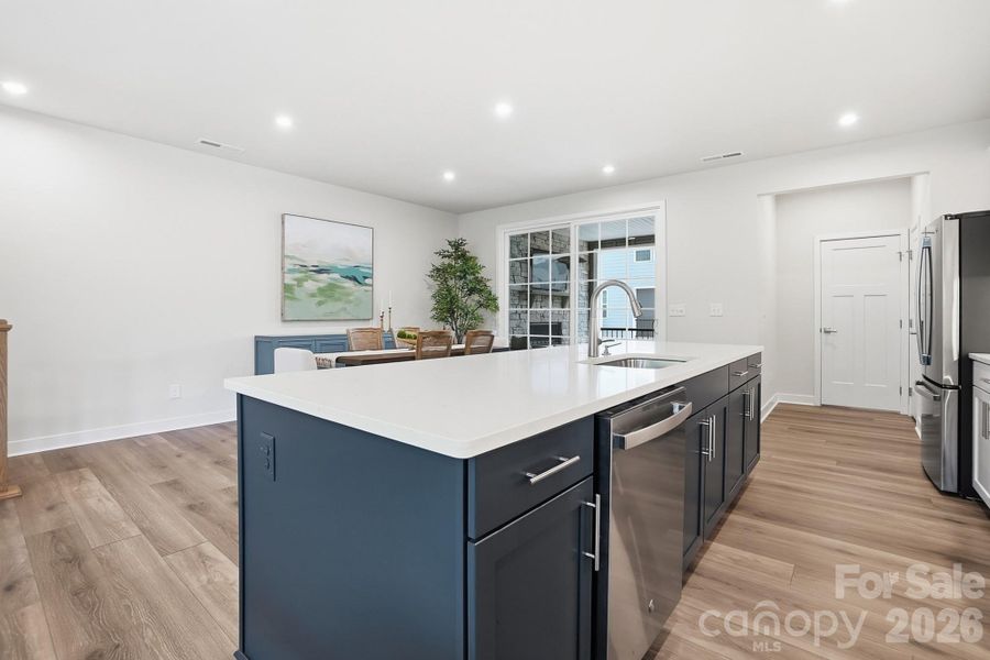 Furnished interior view inside a new home in Bailey Mills, Matthews (Image 18).