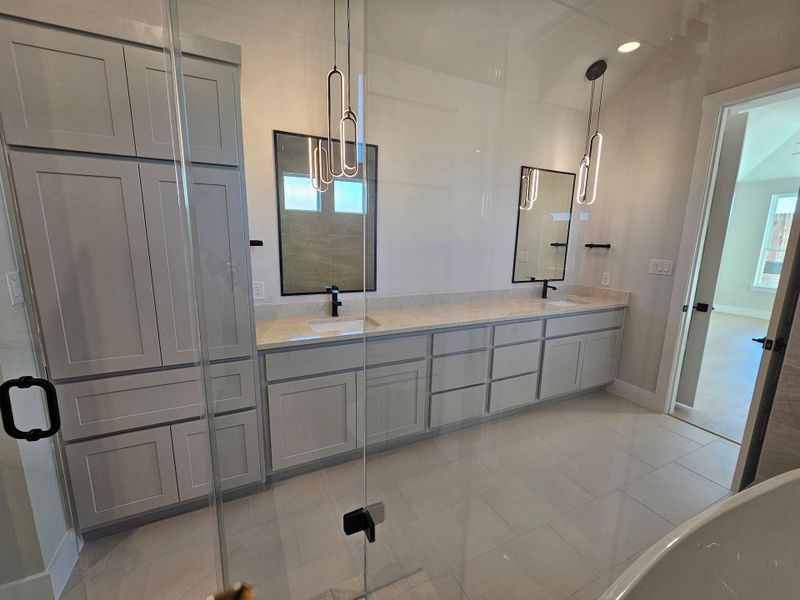 Furnished interior view inside a new home in Blackhawk in Pflugerville, Pflugerville (Image 8).