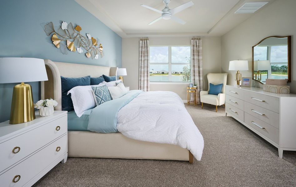 Furnished interior view inside a new home in Crescent Lakes - Reserve Series, Punta Gorda (Image 5).