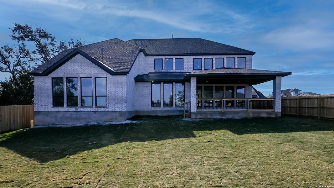 Exterior details and patio area of a home in Johnson Ranch, Bulverde (Image 4).