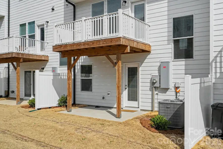 Exterior details and patio area of a home in Christenbury Greene, Concord (Image 4).