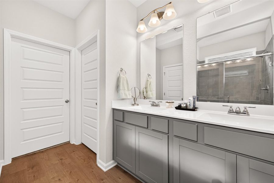 Furnished interior view inside a new home in Mill Creek Trails, Magnolia (Image 34).