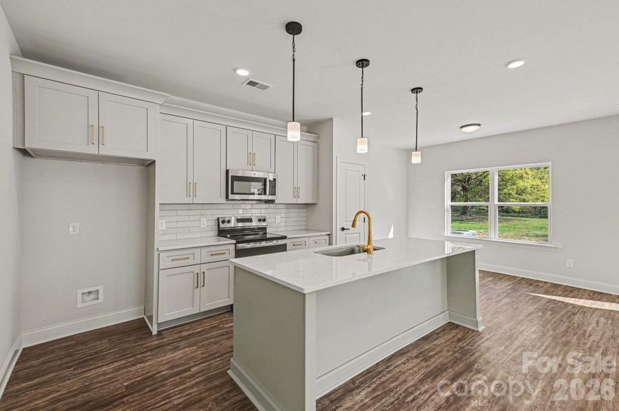 Furnished interior view inside a new home in , Mooresville (Image 6).