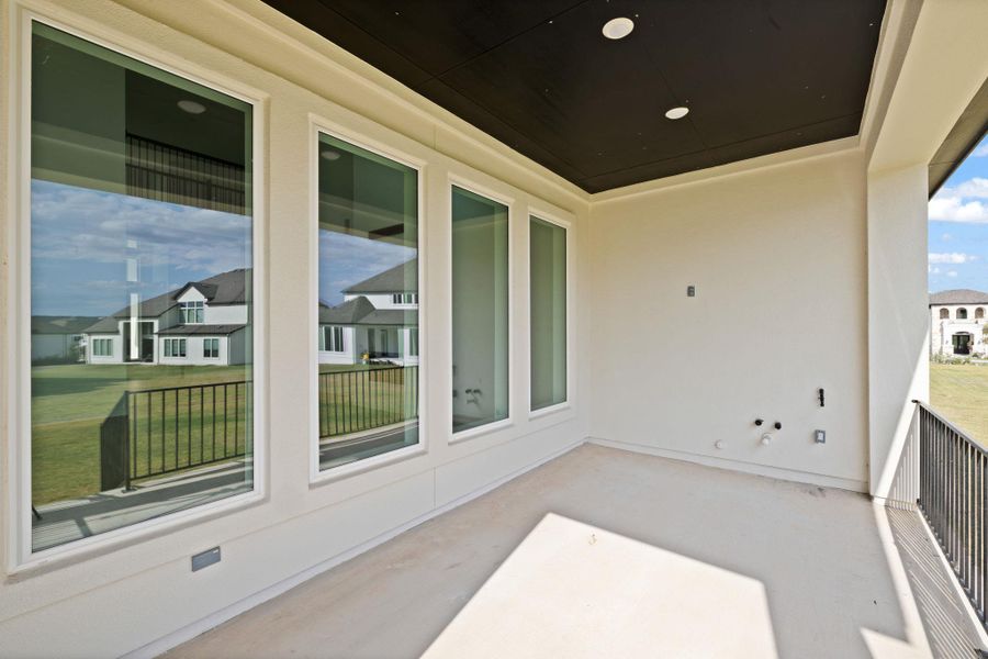 Exterior details and patio area of a home in , Leander (Image 23).