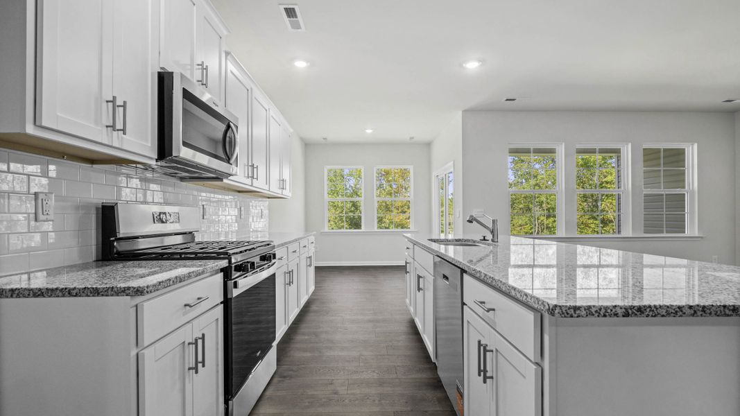 Furnished interior view inside a new home in Cambridge Park, Mebane (Image 7).