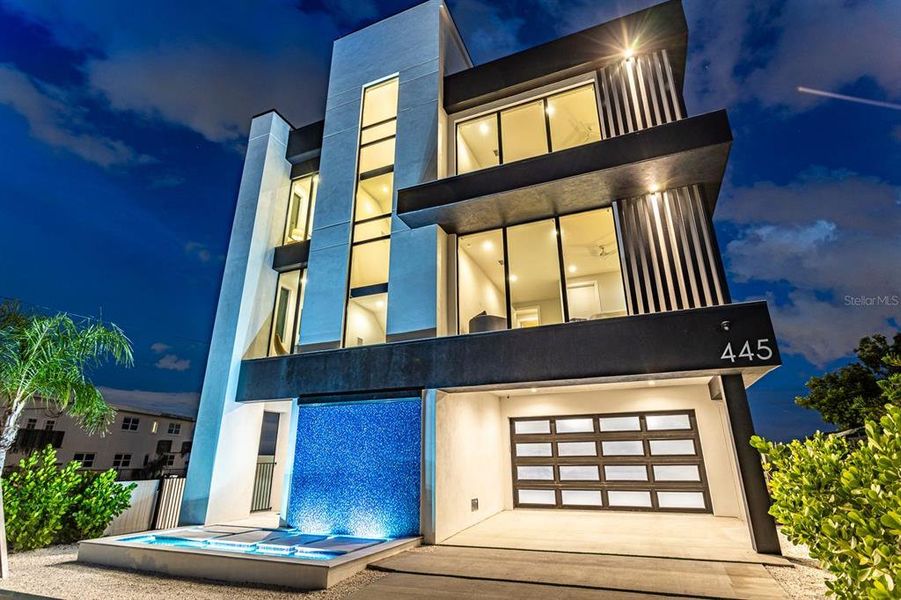 Front exterior of a new home in , Madeira Beach, FL, highlighting curb appeal (Image 23). Front exterior of a new home in , Madeira Beach, FL, highlighting curb appeal (Image 23).