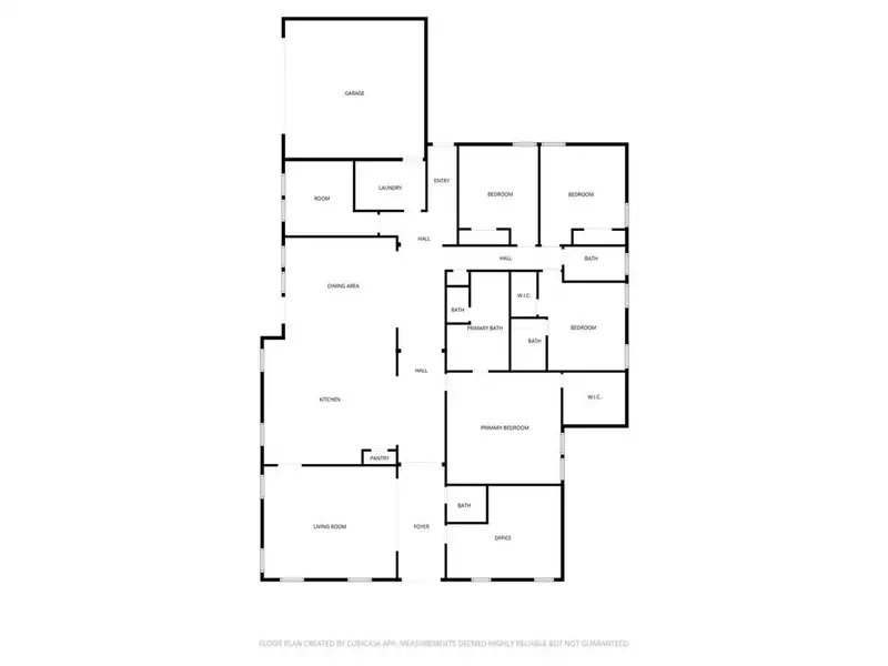 2D floor plan layout of this home in , Balch Springs, TX (Image 3).