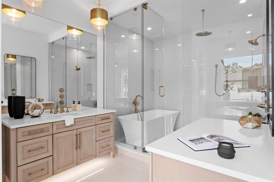 Furnished interior view inside a new home in , Tampa (Image 34). Furnished interior view inside a new home in , Tampa (Image 34).