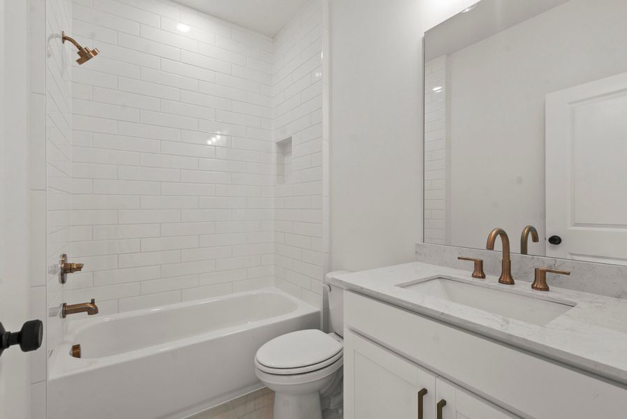Representative furnished interior of a home built from the The Grayson II by The Providence Group in Townes 333, Peachtree Corners (Image 13).