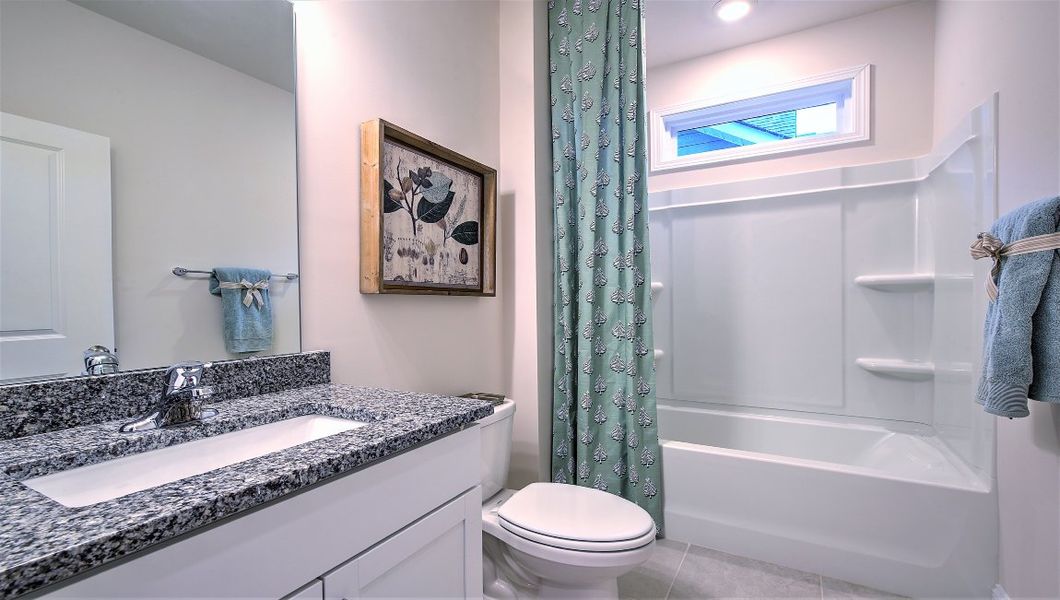 Furnished interior view inside a new home in Reserve at Tap Root Farms, Fletcher (Image 34).