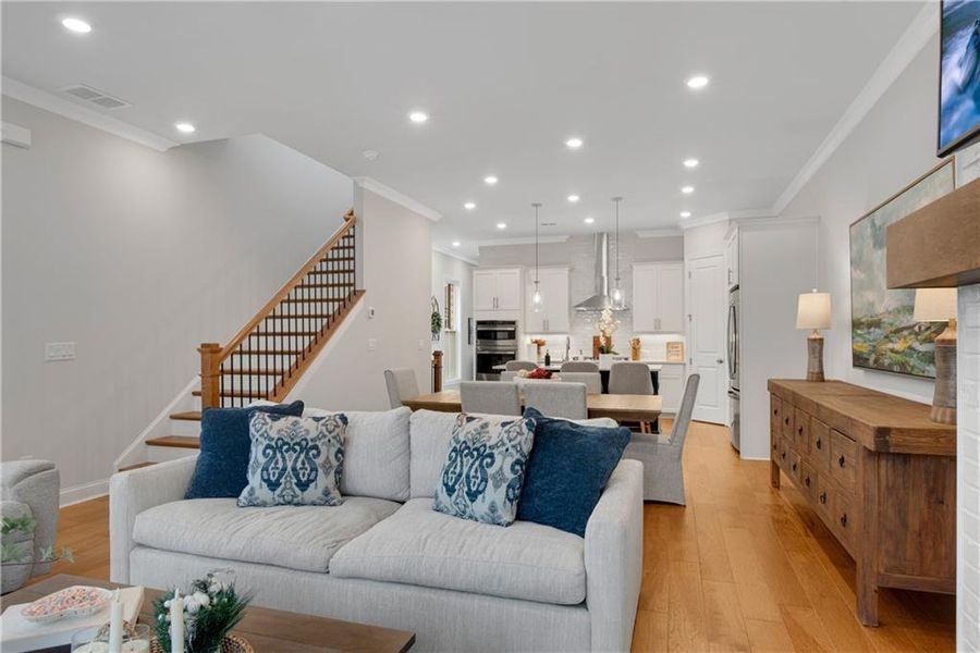 Furnished interior view inside a new home in , Peachtree Corners (Image 37).