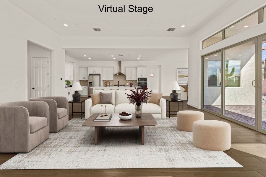 Furnished interior view inside a new home in Saguaro Reserve II, Marana (Image 4).