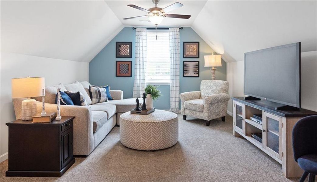 Furnished interior view inside a new home in Saddle Ridge, Calhoun (Image 13). Furnished interior view inside a new home in Saddle Ridge, Calhoun (Image 13).