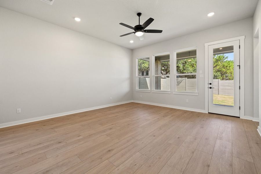 Spacious, unfurnished interior of a new home in Arbor Collection At Wolf Ranch, Georgetown (Image 24).