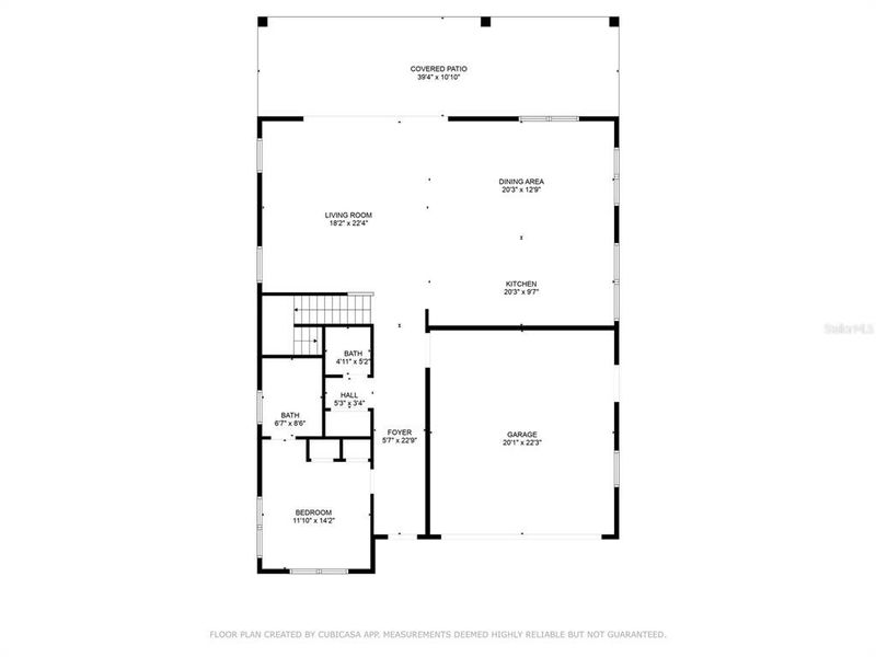 2D floor plan layout of this home in , St. Petersburg, FL (Image 5).