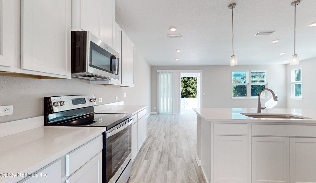 Furnished interior view inside a new home in , Jacksonville (Image 10). Furnished interior view inside a new home in , Jacksonville (Image 10).