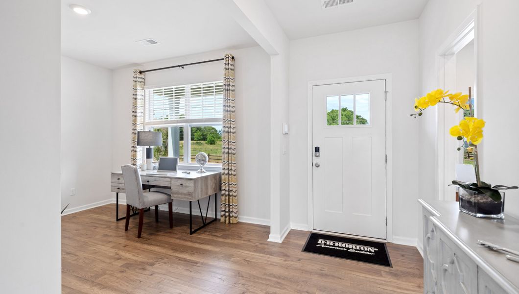 Representative furnished interior of a home built from the Hayden by D.R. Horton in Brookside Farms, Greer (Image 6).