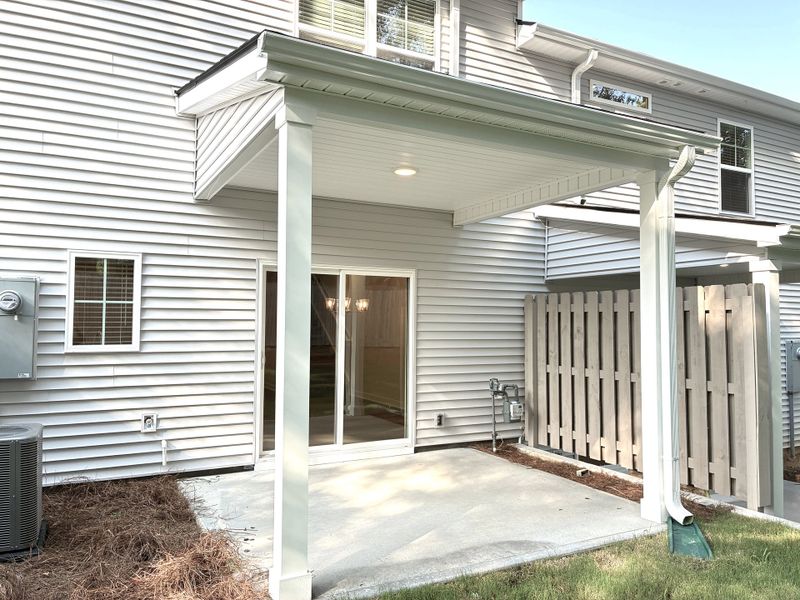 Exterior details and patio area of a home in Miller Park, Greenville (Image 2). Exterior details and patio area of a home in Miller Park, Greenville (Image 2).