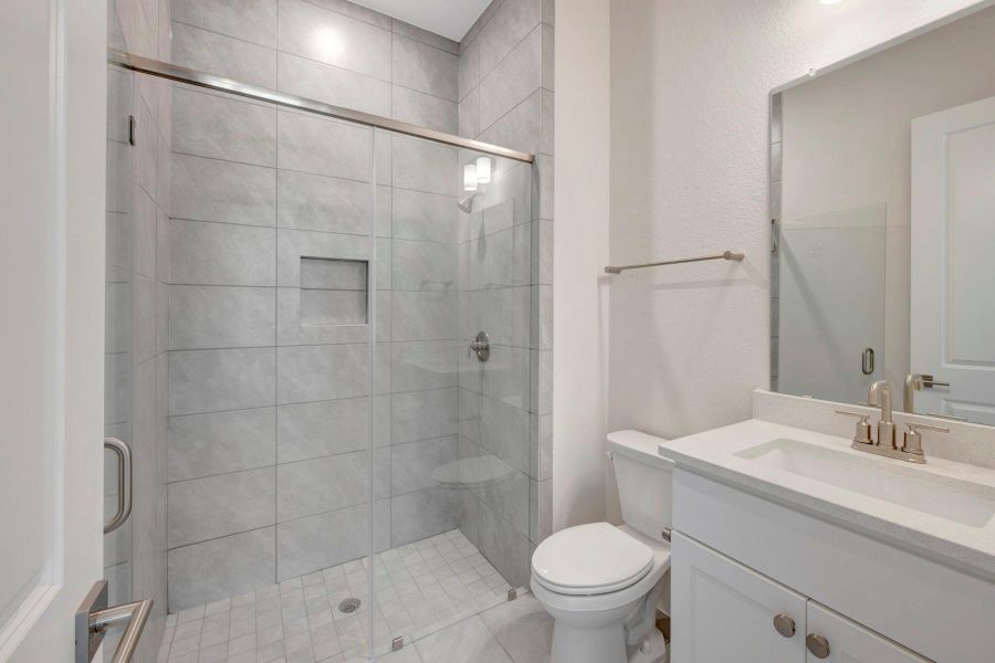 Furnished interior view inside a new home in The Woodlands Hills - Premier Collection, Willis (Image 14).