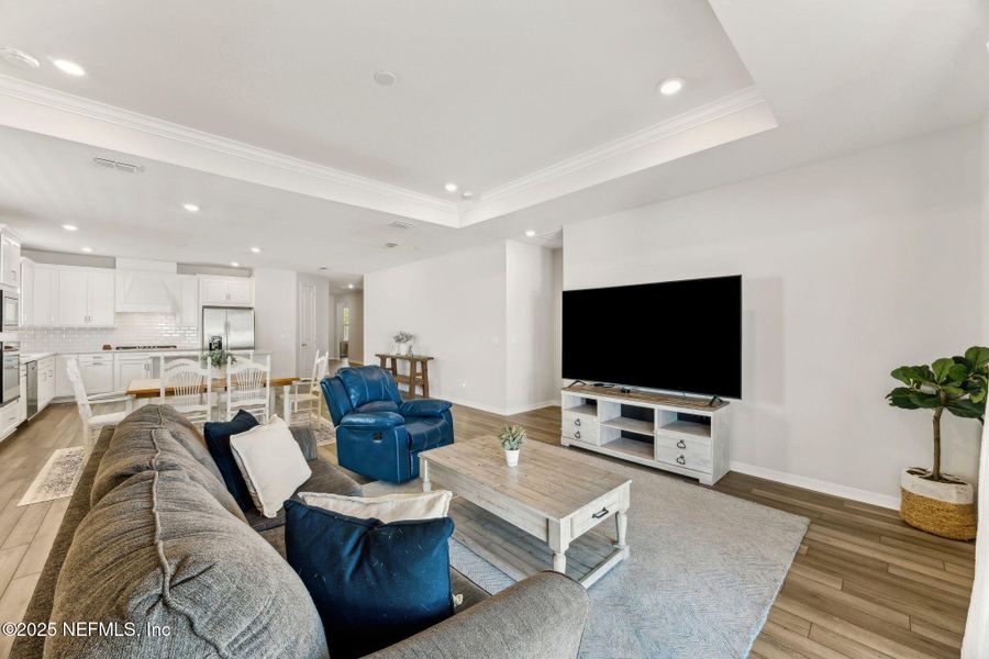 Furnished interior view inside a new home in Forest Park at Wildlight, Yulee (Image 8). Furnished interior view inside a new home in Forest Park at Wildlight, Yulee (Image 8).