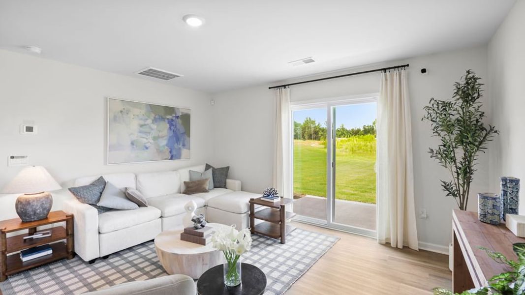 Furnished interior view inside a new home in Cloverdale Hills, Piedmont (Image 13). Furnished interior view inside a new home in Cloverdale Hills, Piedmont (Image 13).