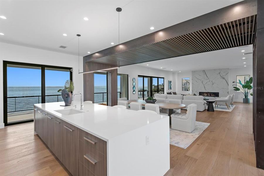 Furnished interior view inside a new home in , St. Petersburg (Image 35).