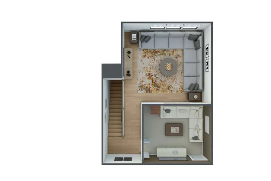 2D floor plan layout for the Lisbon by Tri Pointe Homes in The Estates at James Lane, Fulshear, TX (Image 6).